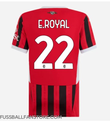 AC Milan Emerson Royal #22 Replik Heimtrikot Damen 2024-25 Kurzarm